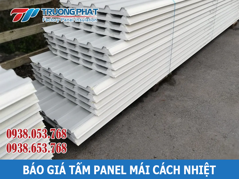 Báo giá tấm panel mái cách nhiệt