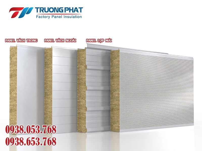 Các loại tấm panel rockwool chống cháy hiện nay