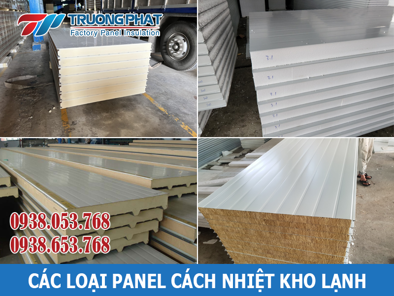 Các loại panel cách nhiệt kho lạnh